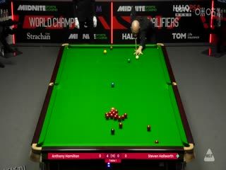 斯诺克世锦赛资格赛96进64  安东尼·汉密尔顿8-0斯蒂芬·霍尔沃斯（第一阶段） 20250411 海报