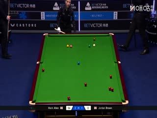 2025斯诺克北爱尔兰公开赛四分之一决赛 马克·艾伦5-2乔丹·布朗 20251025 海报