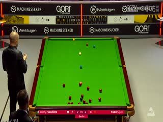 斯诺克德国大师赛半决赛 袁思俊2-6巴里·霍金斯  20250202 海报
