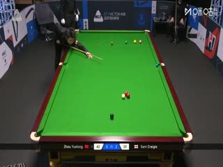 斯诺克苏格兰公开赛第一轮64进32 周跃龙4-3山姆·克雷吉（乔迁） 20251216 海报