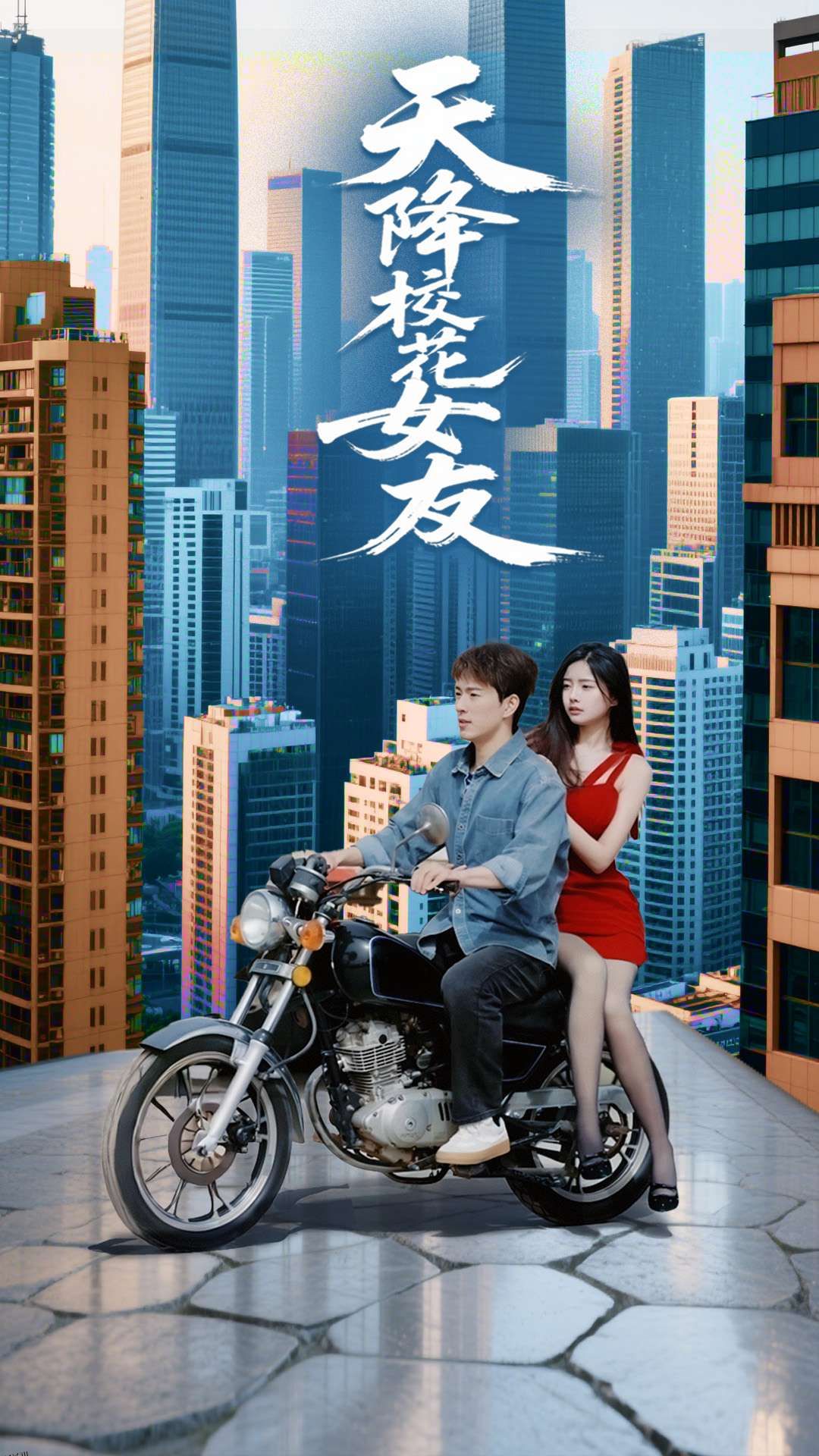 天降校花女友 海报