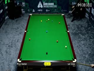 2025斯诺克沙特大师赛第三轮（80进48） 吕昊天0-4蓝裕豪 20250811 海报