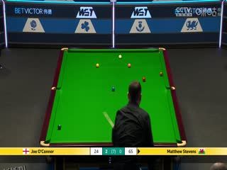 斯诺克威尔士公开赛16进8 马修·史蒂文斯1-4乔·奥康纳  20250214 海报