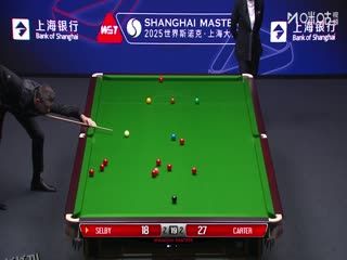 2025斯诺克上海大师赛半决赛 阿里·卡特5-4塞尔比（蔡剑忠） 20250801 海报