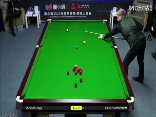 2025斯诺克西安大奖赛延期资格赛第一轮 杰克逊·佩奇0-5路易·希斯科特 20251007 海报
