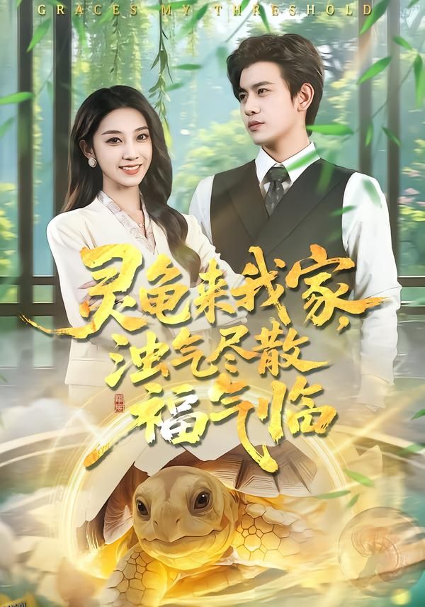 灵龟来我家，浊气尽散福气临 海报