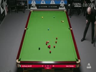 斯诺克威尔士公开赛资格赛 安东尼·麦克吉尔3-4利亚姆·戴维斯 20250205 海报