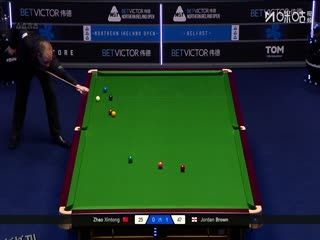 2025斯诺克北爱尔兰公开赛64进32 赵心童0-4乔丹·布朗 20251019 海报