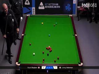 2025斯诺克北爱尔兰公开赛64进32 斯图尔特·宾汉姆2-4吉米·罗伯逊 20251021 海报