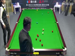 2025斯诺克西安大奖赛64进32 吴宜泽5-2徐思 20251008 海报