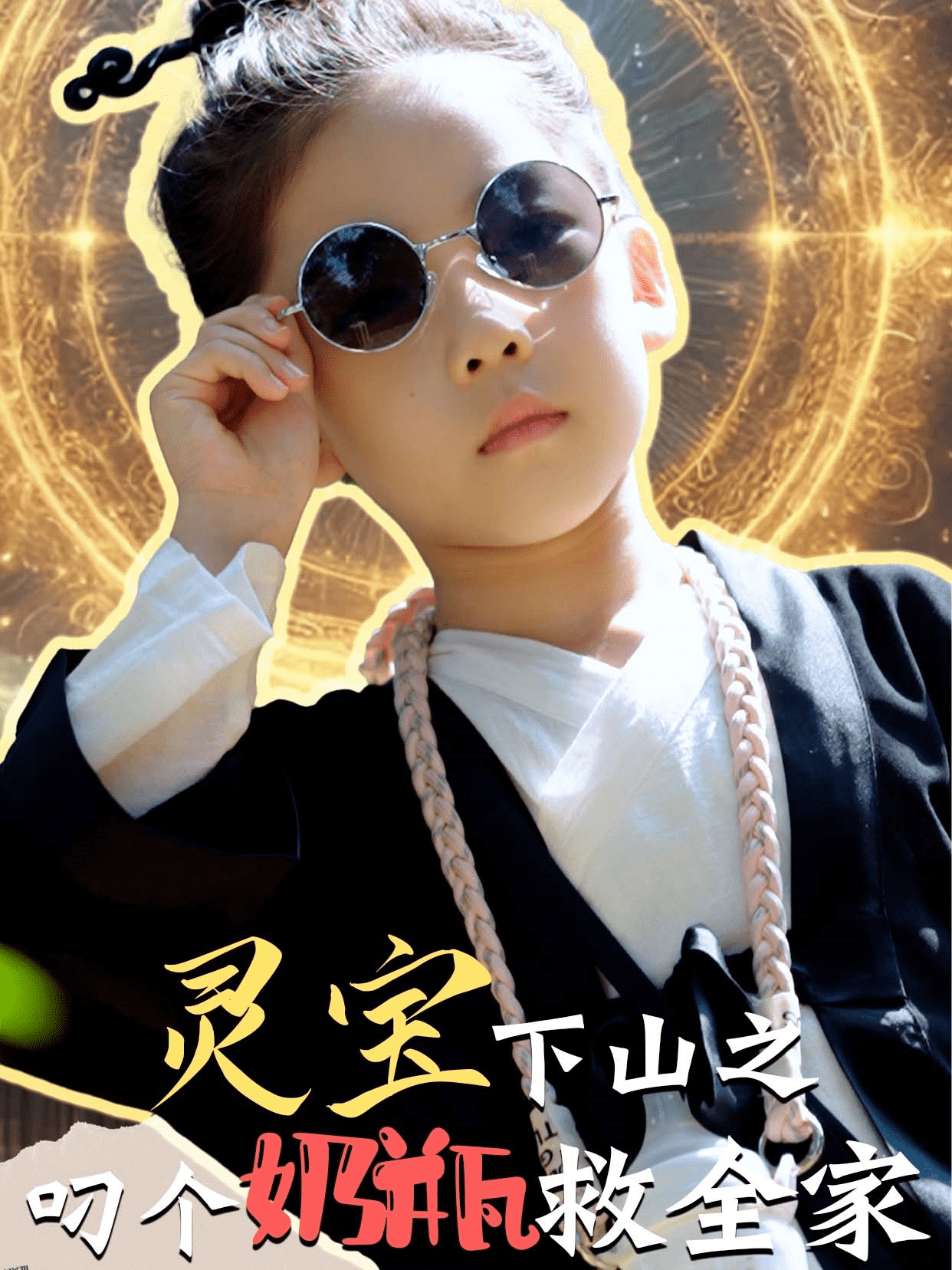 灵宝下山之叼个奶瓶救全家 海报