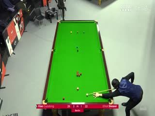 斯诺克德国大师赛16进8 艾利奥特·斯莱瑟1-5肖国栋 20250131 海报