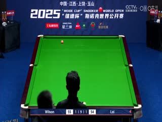 斯诺克玉山世界公开赛64进32 雷佩凡1-5凯伦·威尔逊  20250224 海报