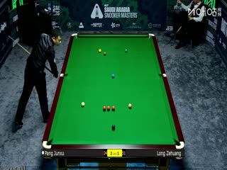 2025斯诺克沙特大师赛第四轮（48进32） 龙泽煌5-3庞俊旭 20250811 海报