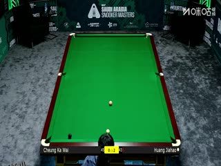 2025斯诺克沙特大师赛第二轮（112进80） 张家玮1-4黄佳浩 20250809 海报