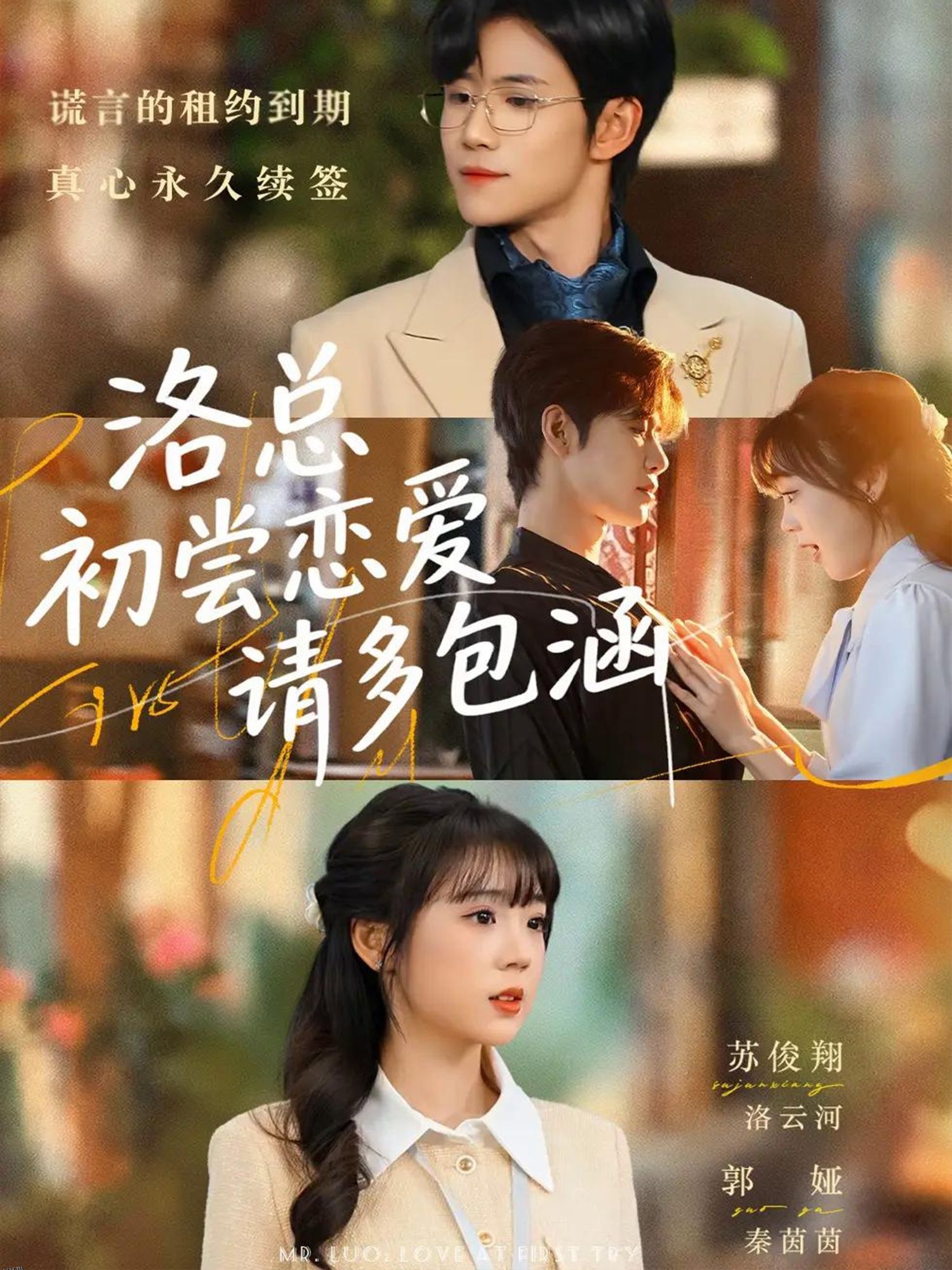 洛总初尝恋爱请多包涵 海报