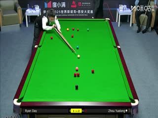 2025斯诺克西安大奖赛延期资格赛第一轮 瑞恩·戴2-5周跃龙 20251007 海报
