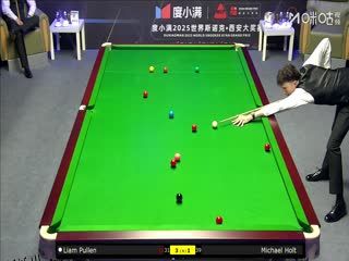 2025斯诺克西安大奖赛延期资格赛第一轮 利亚姆·普伦5-3迈克尔·霍尔特 20251007 海报