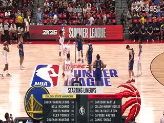 NBA夏季联赛 勇士VS猛龙 20250718 海报