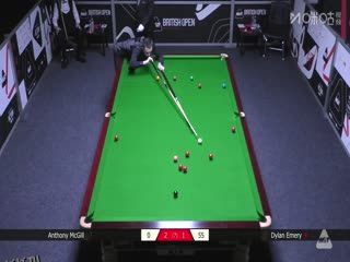 2025斯诺克英国公开赛资格赛 安东尼·麦克吉尔4-3迪伦·埃默里 20250628 海报