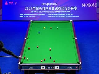 2025斯诺克武汉公开赛延期资格赛及64进32 丁俊晖5-1张浩 20250824 海报