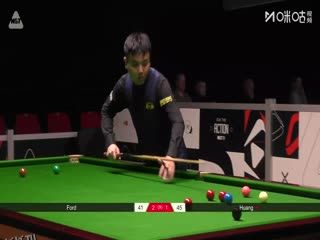 斯诺克西安大奖赛资格赛（128进64轮次） 汤姆·福德3-5黄佳浩 20250903 海报