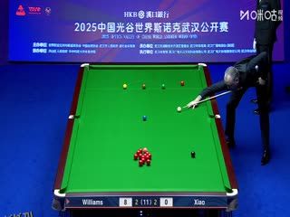2025斯诺克武汉公开赛半决赛 肖国栋6-3马克·威廉姆斯 20250829 海报
