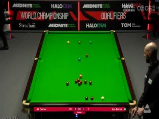 24-25赛季斯诺克世锦赛资格赛第三轮 阿里·卡特4-5伊安·伯恩斯（第一阶段） 20250414 海报