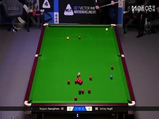 2025斯诺克北爱尔兰公开赛64进32 诺鹏·桑卡姆2-4阿什利·休吉尔 20251019 海报