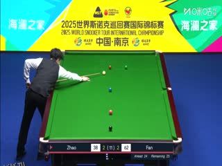 2025斯诺克国际锦标赛64进32 范争一3-6赵心童（柏林） 20251103 海报