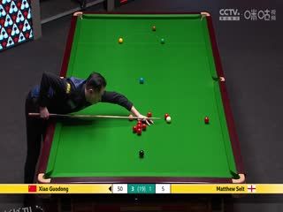 24-25赛季斯诺克世锦赛第一轮 肖国栋7-2马修·塞尔特（第一阶段） 20250420 海报