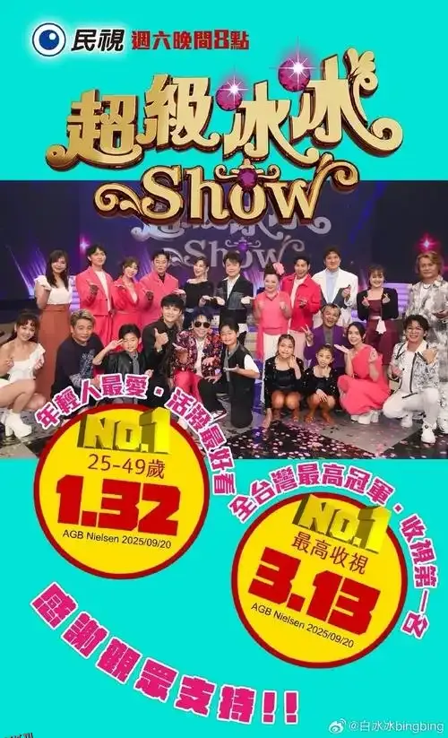 超級冰冰Show 海报