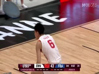 国际篮联U19男篮世界杯 中国VS法国 20250705 海报