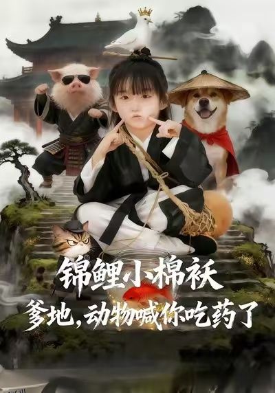 锦鲤小棉袄爹地，动物喊你吃药了 海报