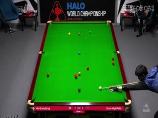 斯诺克世锦赛资格赛96进64及64进32 贺国强10-3利亚姆·海菲尔德（第二阶段） 20250413 海报