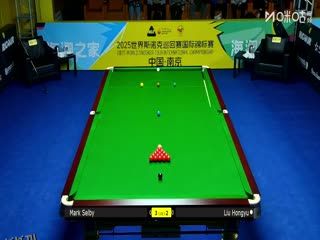 2025斯诺克国际锦标赛延期资格赛第一轮 马克·塞尔比6-5刘宏宇 20251102 海报