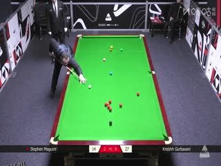 2025斯诺克武汉公开赛资格赛 斯蒂芬·马奎尔5-1克雷什·古尔巴克萨尼 20250623 海报