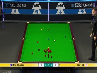 斯诺克威尔士公开赛32进16 汤姆·福德4-3尼尔·罗伯逊  20250213 海报