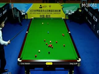 2025斯诺克国际锦标赛延期资格赛第一轮 江俊2-6克里斯·沃克林 20251102 海报