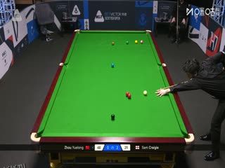 斯诺克苏格兰公开赛第一轮64进32 周跃龙4-3山姆·克雷吉 20251216 海报