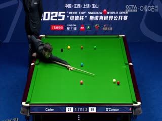 斯诺克玉山世界公开赛半决赛 乔·奥康纳6-3阿里·卡特  20250228 海报