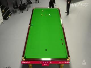 斯诺克德国大师赛16进8 张安达2-5安东尼·麦克吉尔  20250131 海报