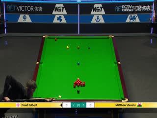 斯诺克威尔士公开赛32进16 大卫·吉尔伯特3-4马修·史蒂文斯  20250213 海报
