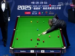 斯诺克玉山世界公开赛四分之一决赛 阿里·卡特5-4巴里·霍金斯  20250227 海报