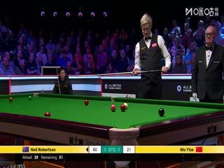斯诺克英锦赛正赛16进8轮次 尼尔·罗伯逊6-1吴宜泽 20251203 海报