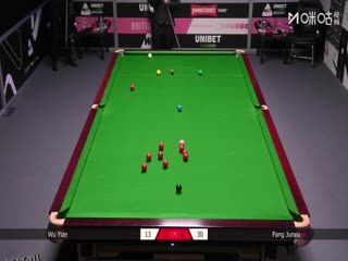 2025斯诺克英国公开赛第1轮 庞俊旭0-4吴宜泽 20250922 海报