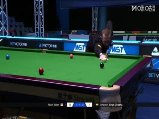 斯诺克苏格兰公开赛第一轮 马克·艾伦4-0辛格·查达 20251217 海报