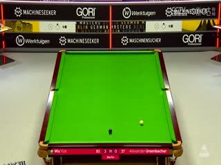 斯诺克德国大师赛16进8 吴宜泽5-2亚历山大·乌森巴赫  20250131 海报