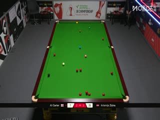 斯诺克英锦赛资格赛第三轮80进48 阿里·卡特4-6阿尔特米·齐津斯 20251125 海报