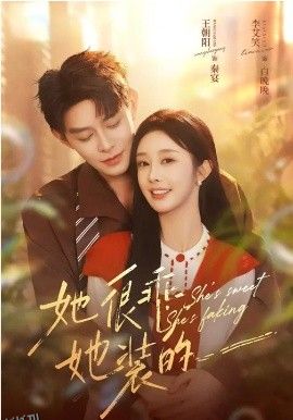 她很乖，她装的 海报